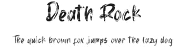 Death Rock by Creatype Studio — Script Handwritten Font — thumbnail 1