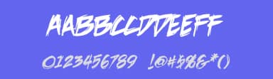 DeathRattle BB by Blambot — Script Handwritten Font — thumbnail 3