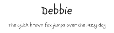 Debbie by Daniel Mckay — Script Handwritten Font — thumbnail 1