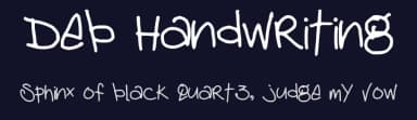 Deb Handwriting by Deb Kerkhof — Script Handwritten Font — thumbnail 2