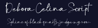 Debora Celina Script by Gatype — Script Handwritten Font — thumbnail 2