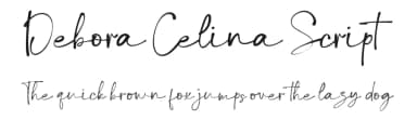 Debora Celina Script by Gatype — Script Handwritten Font — thumbnail 1