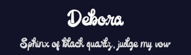 Debora by Ianmikraz — Script Handwritten Font — thumbnail 2