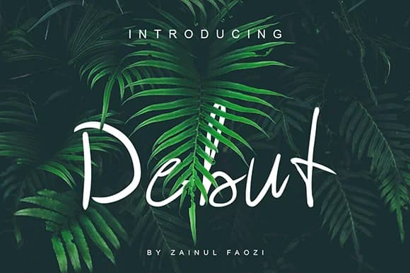 Debut Font by Patuh Karya — Script Handwritten Font — preview 1