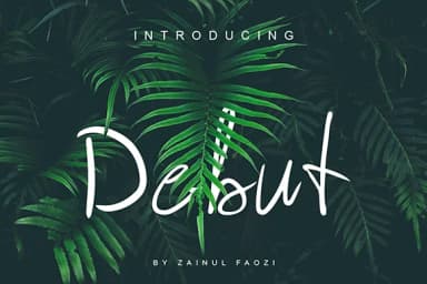 Debut Font by Patuh Karya — Script Handwritten Font — thumbnail 1
