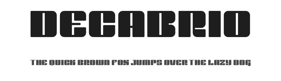 Decabrio by Namara Creative — Sans Serif Font