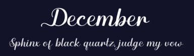 December by Erik Studio — Script Handwritten Font — thumbnail 2