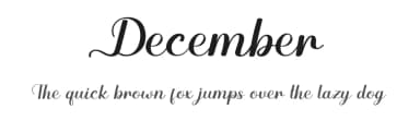 December by Erik Studio — Script Handwritten Font — thumbnail 1