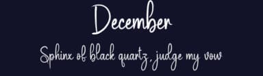 December by Scratchones — Script Handwritten Font — thumbnail 2