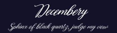 Decembery by Kong Font — Script Handwritten Font — thumbnail 2