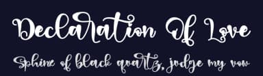 Declaration Of Love by Letterara — Script Handwritten Font — thumbnail 2