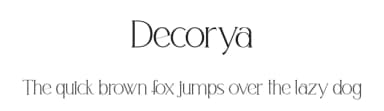 Decorya by Dharmas Foundry — Serif Font — thumbnail 1