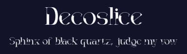 Decoslice by Muksal Creative — Serif Font — thumbnail 2