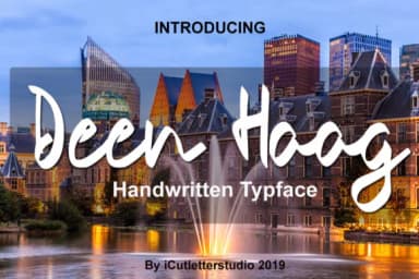 Deen Haag Font by icutletterstudio — Script Handwritten Font — thumbnail 1