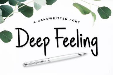 Deep Feeling Font by Kang1993 — Script Handwritten Font — thumbnail 1
