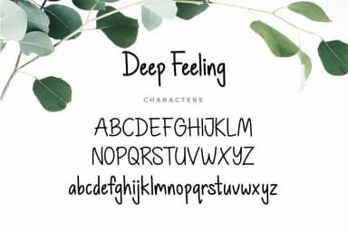 Deep Feeling Font by Kang1993 — Script Handwritten Font — thumbnail 2