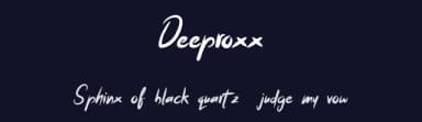 Deeproxx by Em Nazar — Script Handwritten Font — thumbnail 2
