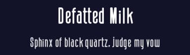 Defatted Milk by Nils von Blanc — Sans Serif Font — thumbnail 2