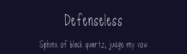 Defenseless by Kylie Morris — Script Handwritten Font — thumbnail 2