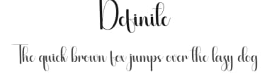 Definite by Scratchones — Script Handwritten Font — thumbnail 1