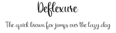 Deflexure by Ony Studio | Solutype — Script Handwritten Font — thumbnail 1