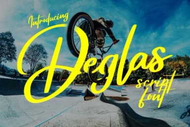 Deglas Font by Vunira — Script Handwritten Font — thumbnail 1
