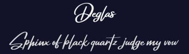Deglas by Vunira Design — Script Handwritten Font — thumbnail 2