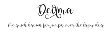 Deirma by Perspectype Studio - Letterena.com — Script Handwritten Font — thumbnail 1