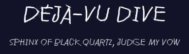 Déjà-vu dive by Juha Korhonen — Script Handwritten Font — thumbnail 2