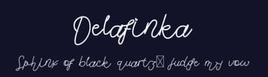 Delafinka by Edric Studio — Script Handwritten Font — thumbnail 2