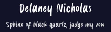 Delaney Nicholas by Kotak Kuning Studio — Script Handwritten Font — thumbnail 2