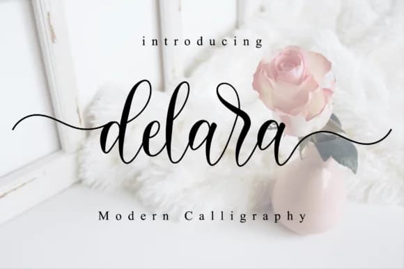 Delara Font by NissaStudio — Script Handwritten Font