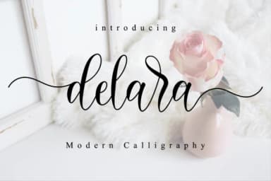 Delara Font by NissaStudio — Script Handwritten Font — thumbnail 1