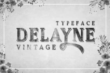 Delayne Font by bywahtung — Script Handwritten Font — thumbnail 1