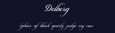 Delberg by Bens Creative — Script Handwritten Font — thumbnail 2