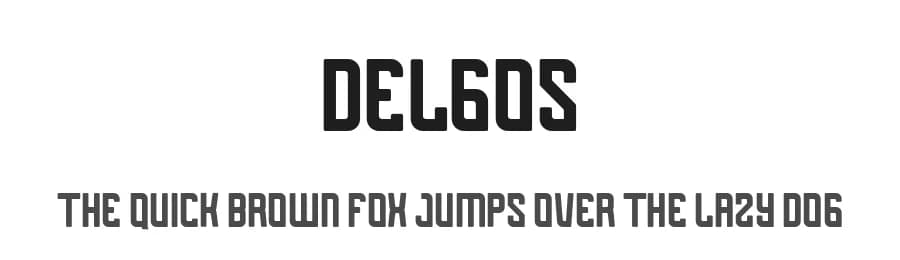 Delgos by Typebae Foundry — Sans Serif Font