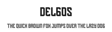 Delgos by Typebae Foundry — Sans Serif Font — thumbnail 1