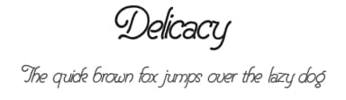 Delicacy by Herofonts — Script Handwritten Font — thumbnail 1