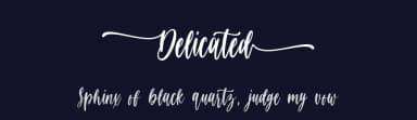 Delicated by Fikryal studio — Script Handwritten Font — thumbnail 2