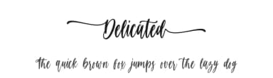 Delicated by Fikryal studio — Script Handwritten Font — thumbnail 1