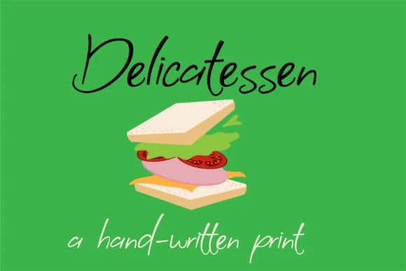 Delicatessen Font by Illustration Ink — Script Handwritten Font