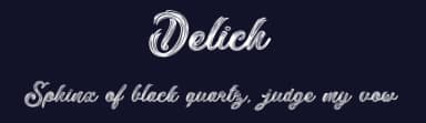 Delich by dcoxy - Greg Medina — Script Handwritten Font — thumbnail 2