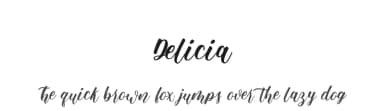 Delicia by Fanastudio — Script Handwritten Font — thumbnail 1