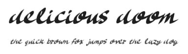 Delicious Doom by Hawtpixel — Script Handwritten Font — thumbnail 1