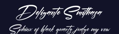 Deligante Smithasa by Perspectype Studio - Letterena.com — Script Handwritten Font — thumbnail 2