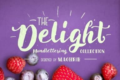 Delight Font by maghrib — Script Handwritten Font — thumbnail 1