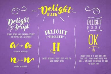 Delight Font by maghrib — Script Handwritten Font — thumbnail 3