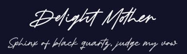 Delight Mother by Khurasan — Script Handwritten Font — thumbnail 2