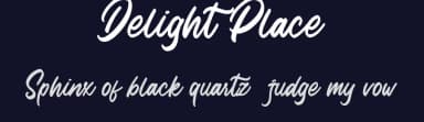Delight Place by Lettersiro Studio — Script Handwritten Font — thumbnail 2