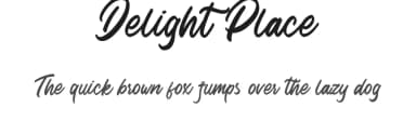 Delight Place by Lettersiro Studio — Script Handwritten Font — thumbnail 1